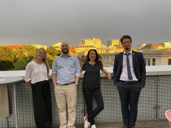 Jaroslava Huber (Pro2Future), Julian Anslinger (IFZ), Anita Thaler (IFZ) & Michael Haslgrübler (Pro2Future)